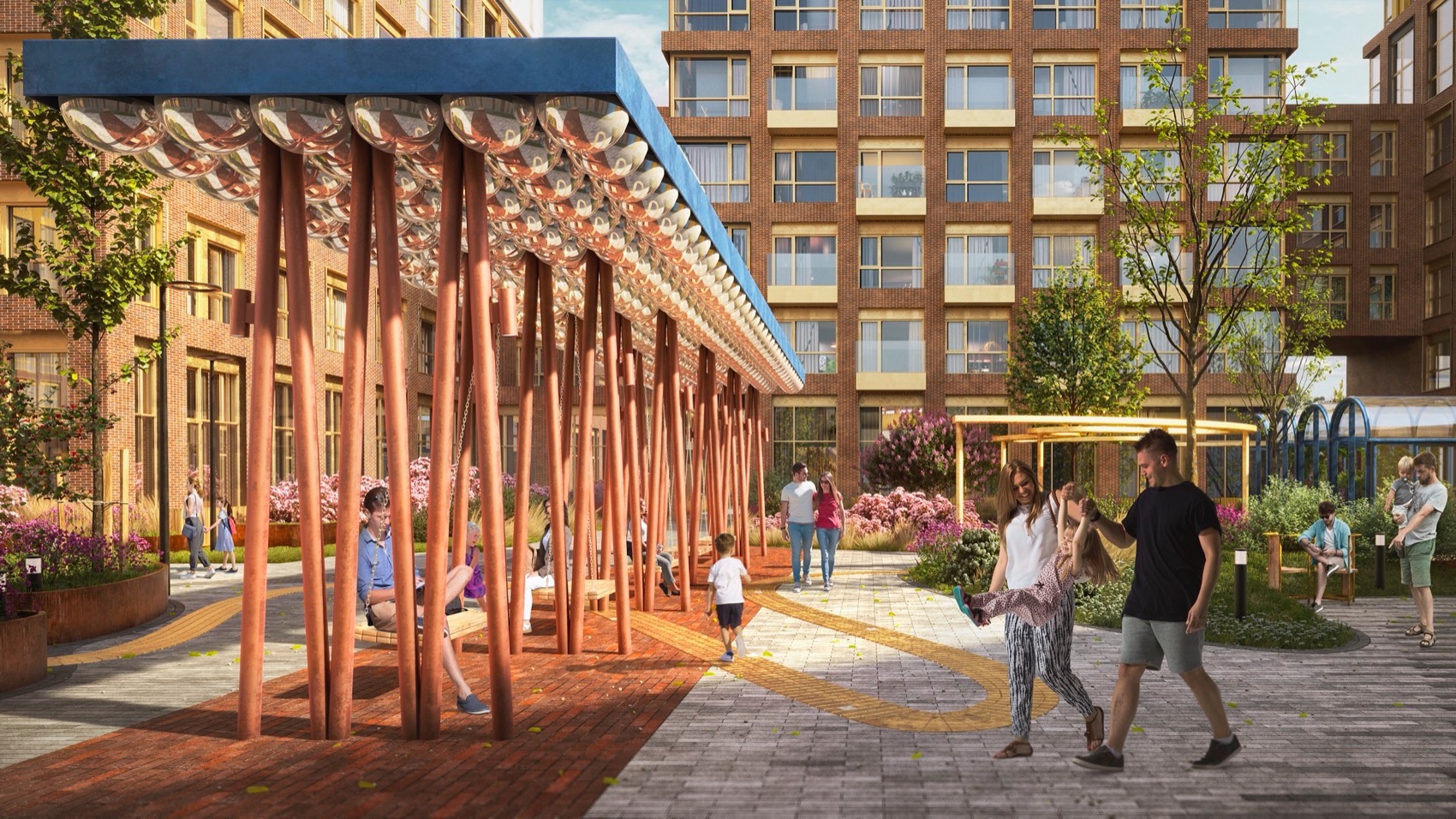 WOW住宅区庭院丨俄罗斯莫斯科丨建筑事务所VESCH!-51