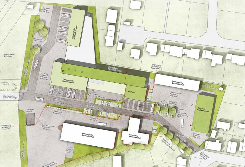 德国 Lehrte 消防站和车间建设丨Schneider + Sendelbach-18