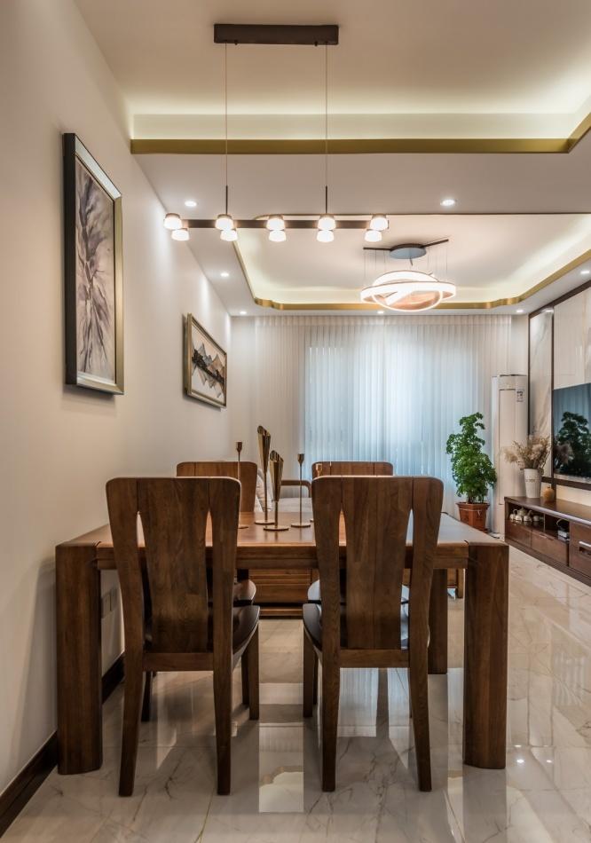 现代中式家居,实木与金属的完美碰撞-6