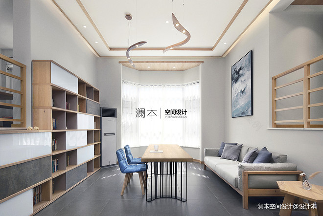 「Ethereal Grey 1°灰」60万元三居150平米装修案例-14