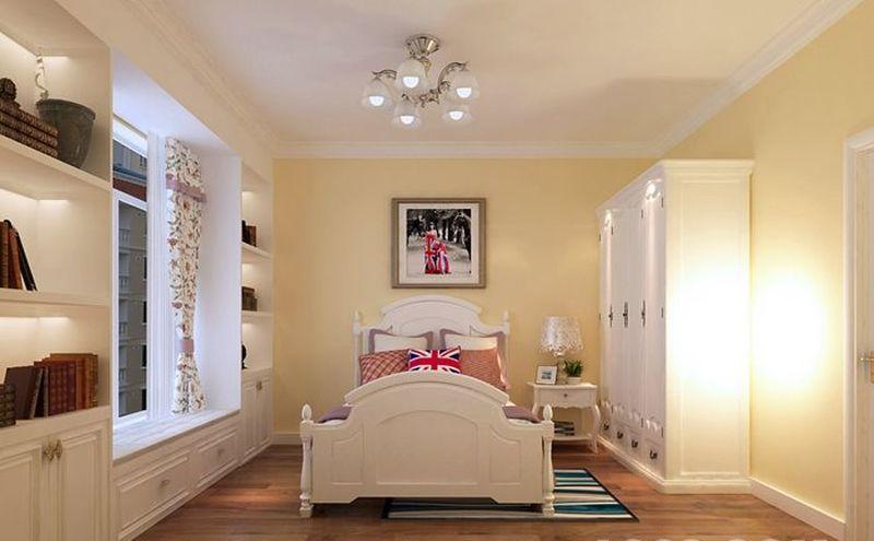 哈尔滨实创装饰打造柏悦星城90平简约美式两居-9