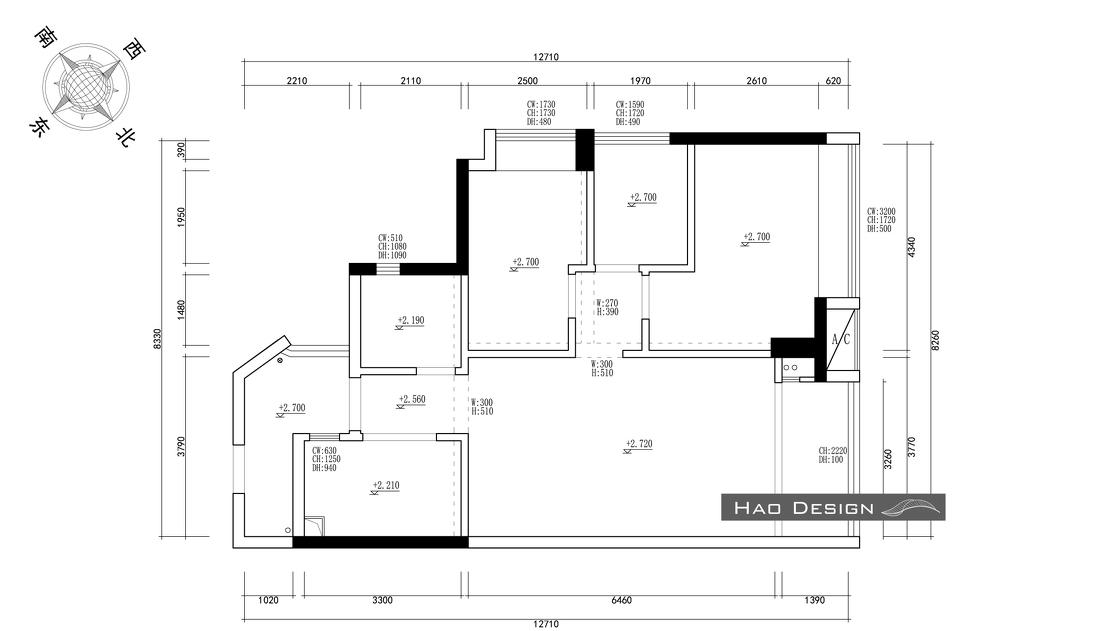 拆墙造超大空间,开放式厨房设计展现生活美学丨中国广州丨吴思昊-3