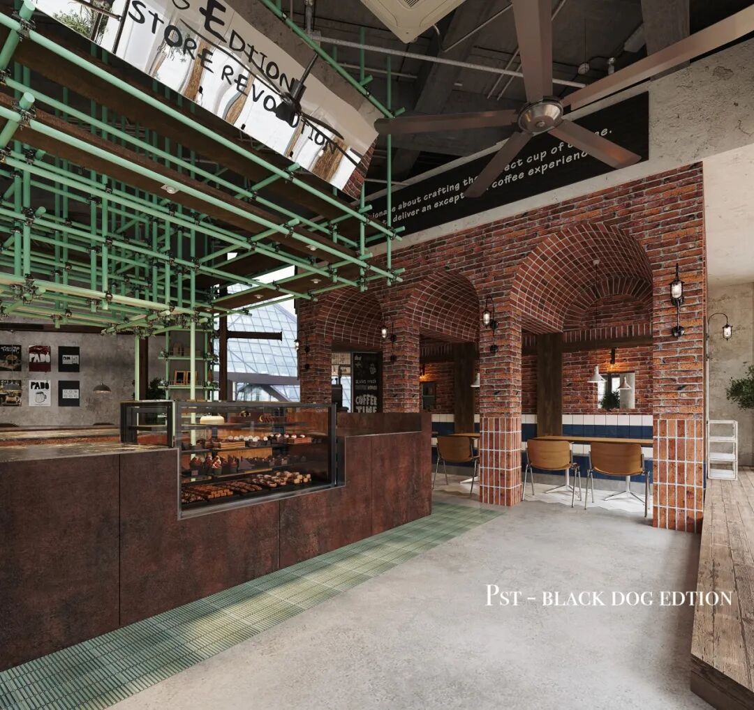 黑犬咖啡馆:停泊在机械时代的航海旧梦 商业空间设计丨YIBEI DESIGN SUZHOU-13