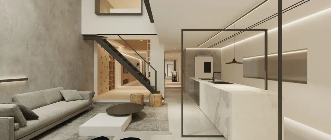 上海融信别墅地下空间极致简约设计-36