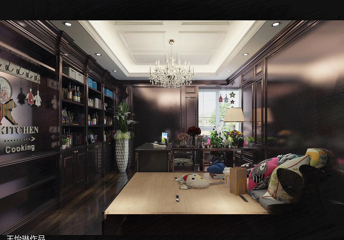 
传统美式室内设计方案 -6