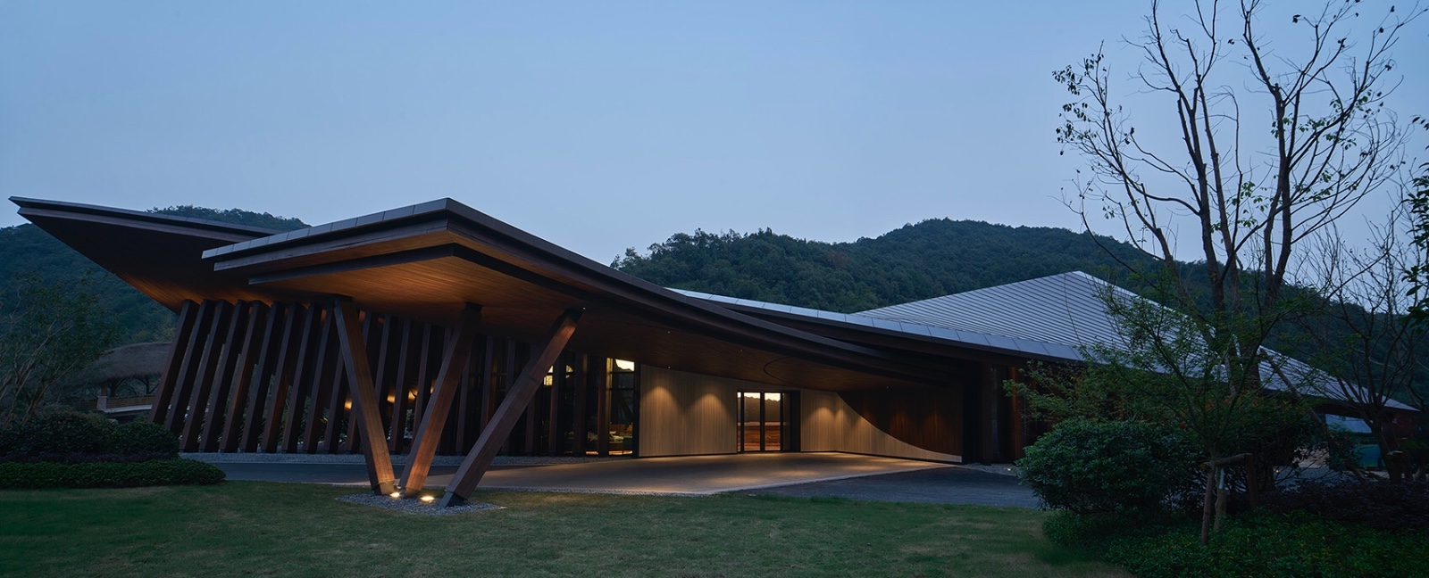 郡安里君澜度假区接待中心,浙江安吉 :万境设计-0