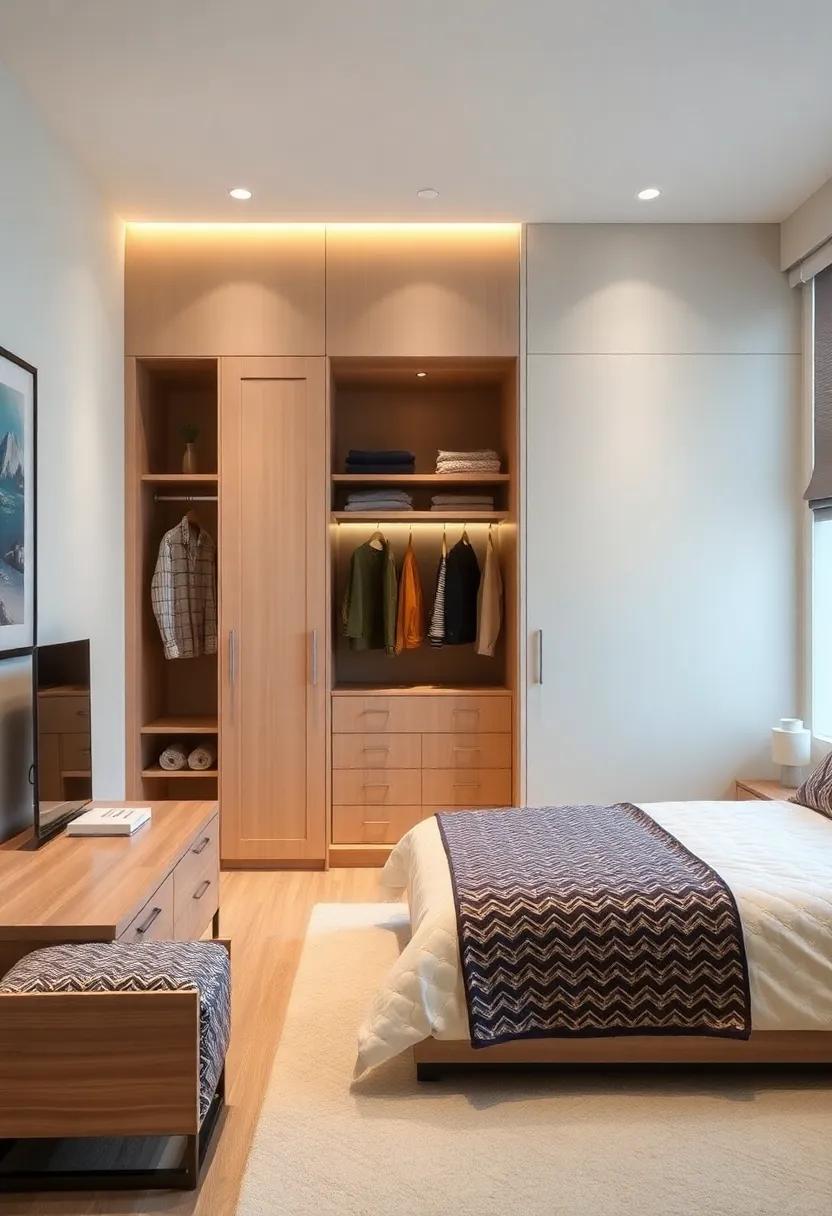 打造带内置衣柜的时尚男孩房-216