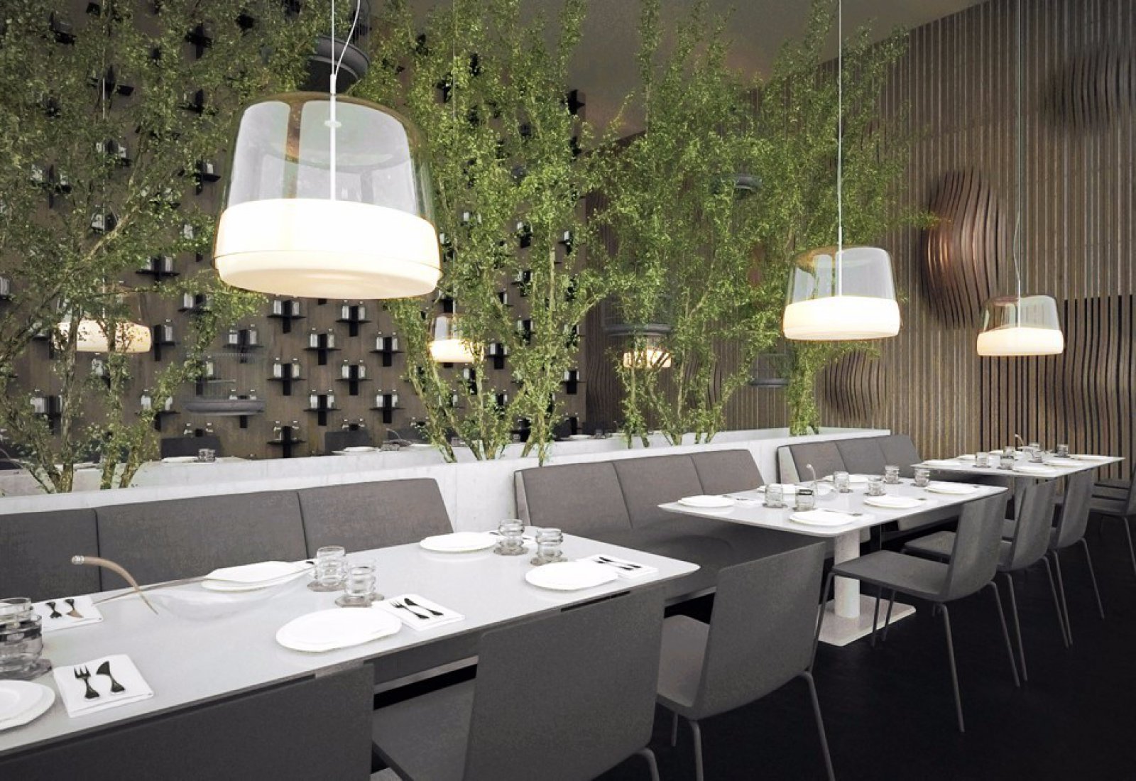 Sergey Makhno丨茶园(Tea Garden)概念餐厅设计-6