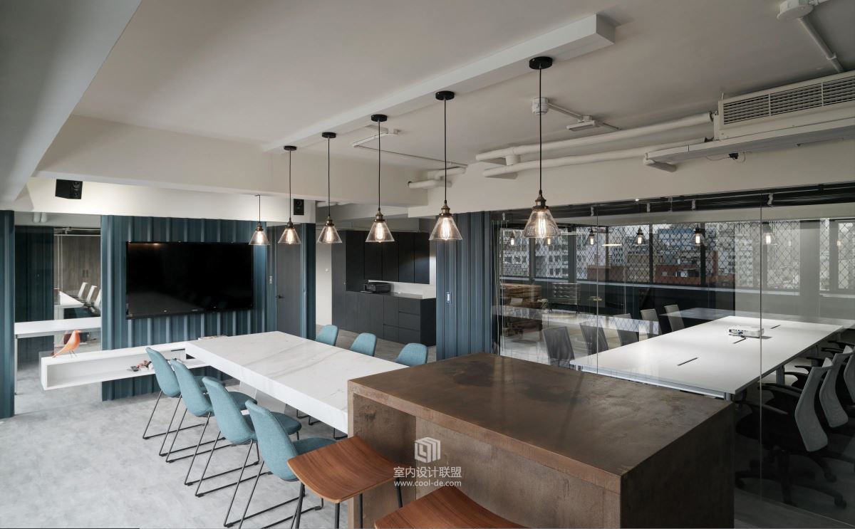 方构制作——55坪 Loft風办公空间-17