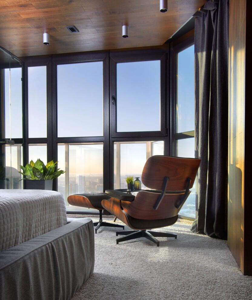 Designed for a young couple, this modern interior design offers panoramic views over Yekaterinburg   CAANdesign  Architecture and home design blog-16