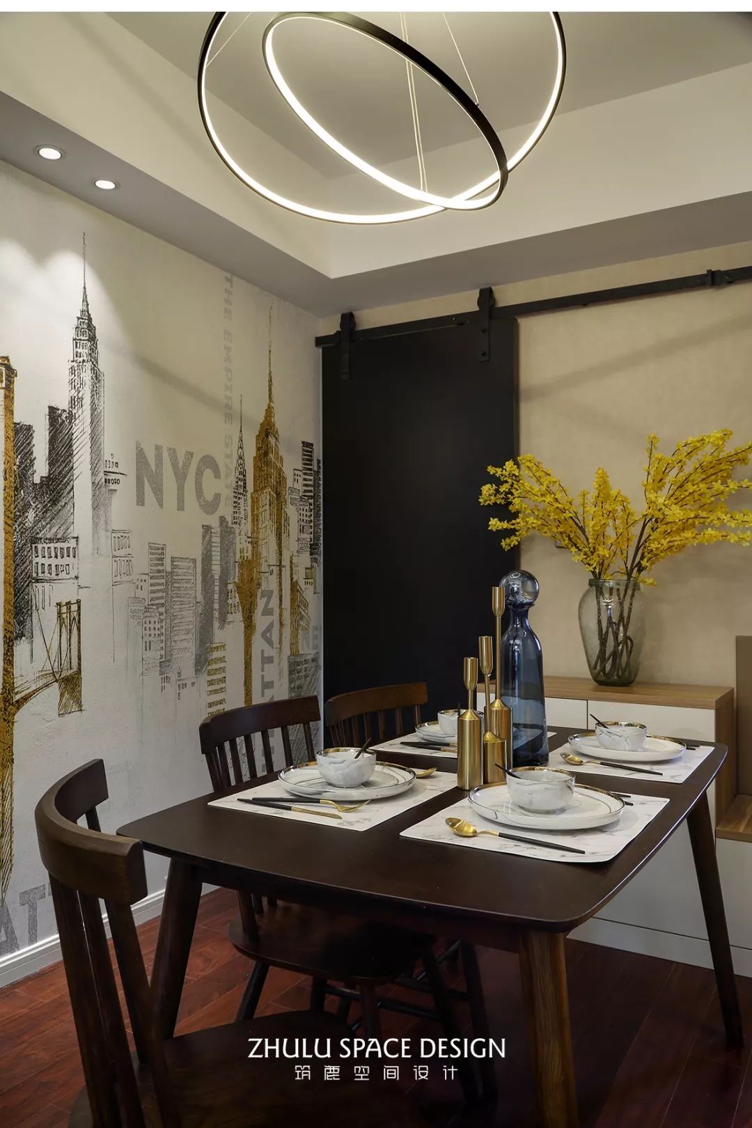 现代轻奢,万科城市之光 135㎡的浪漫雅致生活-25