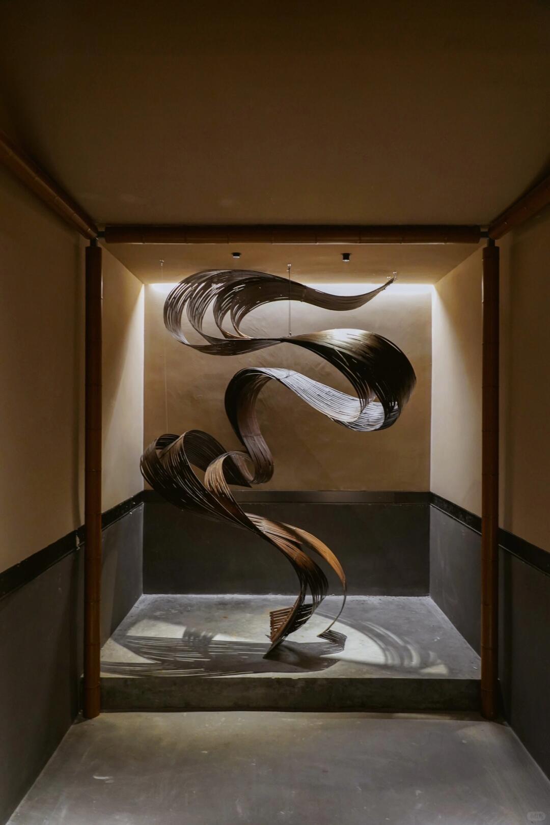 新中式端景艺术装置丨无之室内设计-9