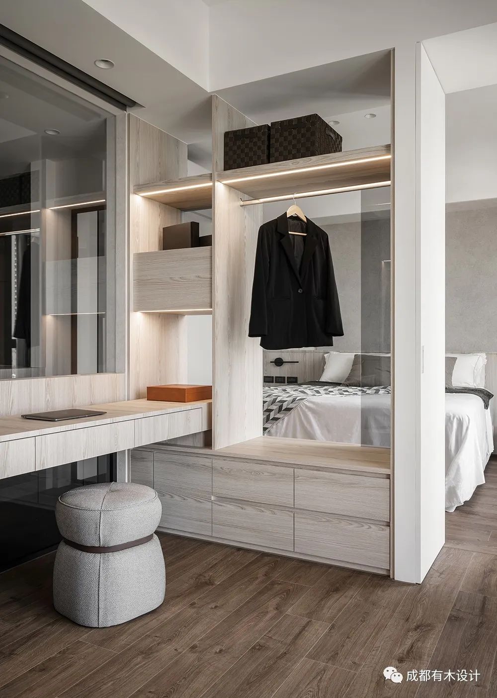 窗光下的回字动线质感宅丨六木-37