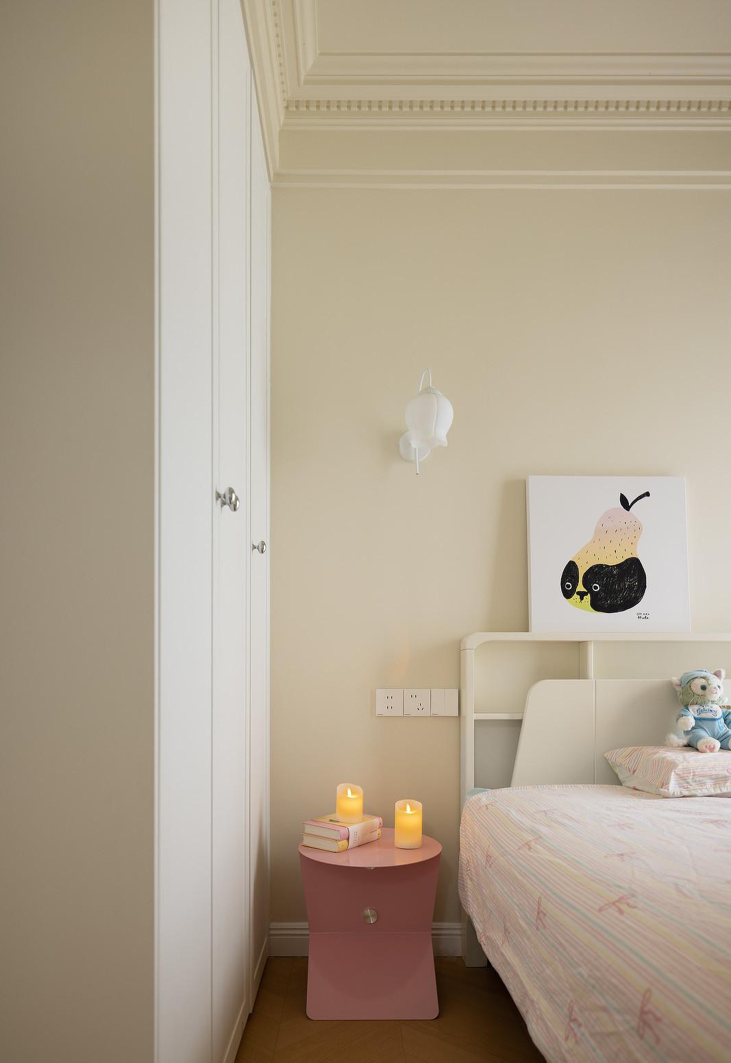 95㎡色彩多变的少女风轻法式-50