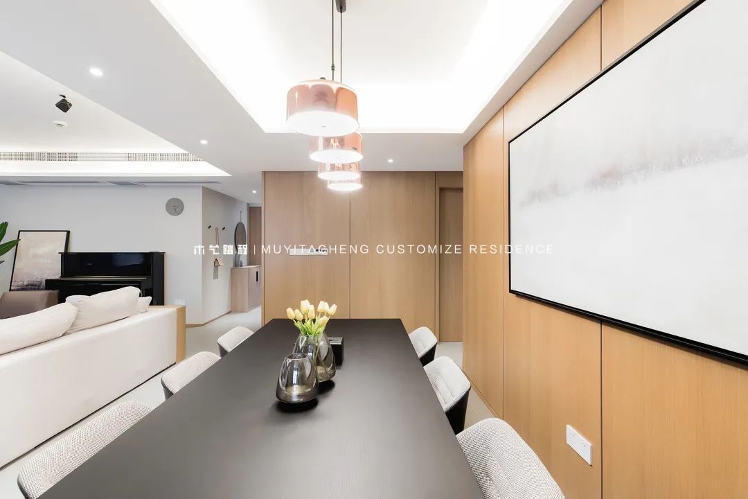 重庆融景城 144㎡舒适大平层定制家居丨中国重庆丨木艺踏程全屋定制-30