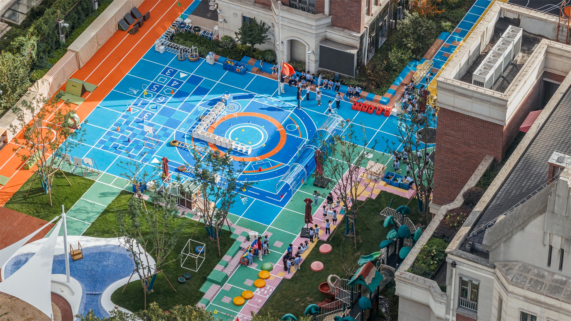 飞行棋幼儿园(上海市徐汇区科技幼儿园文定园景观提升)丨中国上海丨VIA维亚景观-68