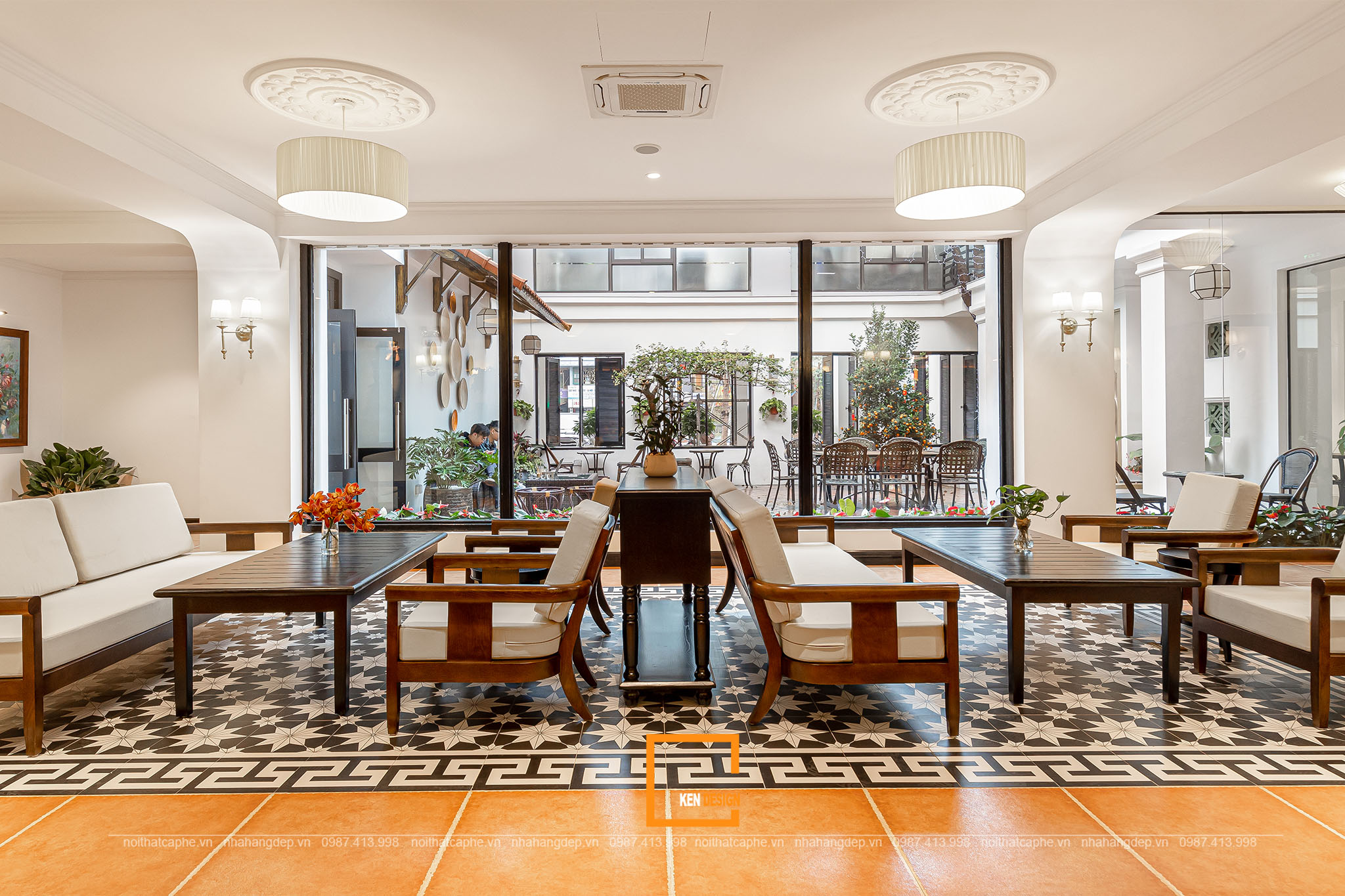 Mộc An Coffee & Tea 咖啡馆设计丨越南河内丨Kendesign-9