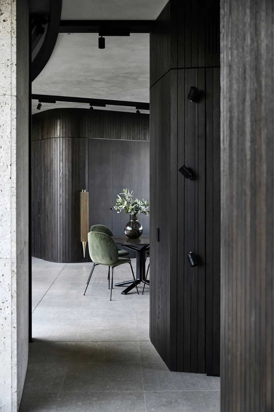 海滨暗调别墅丨Simone Haag-0