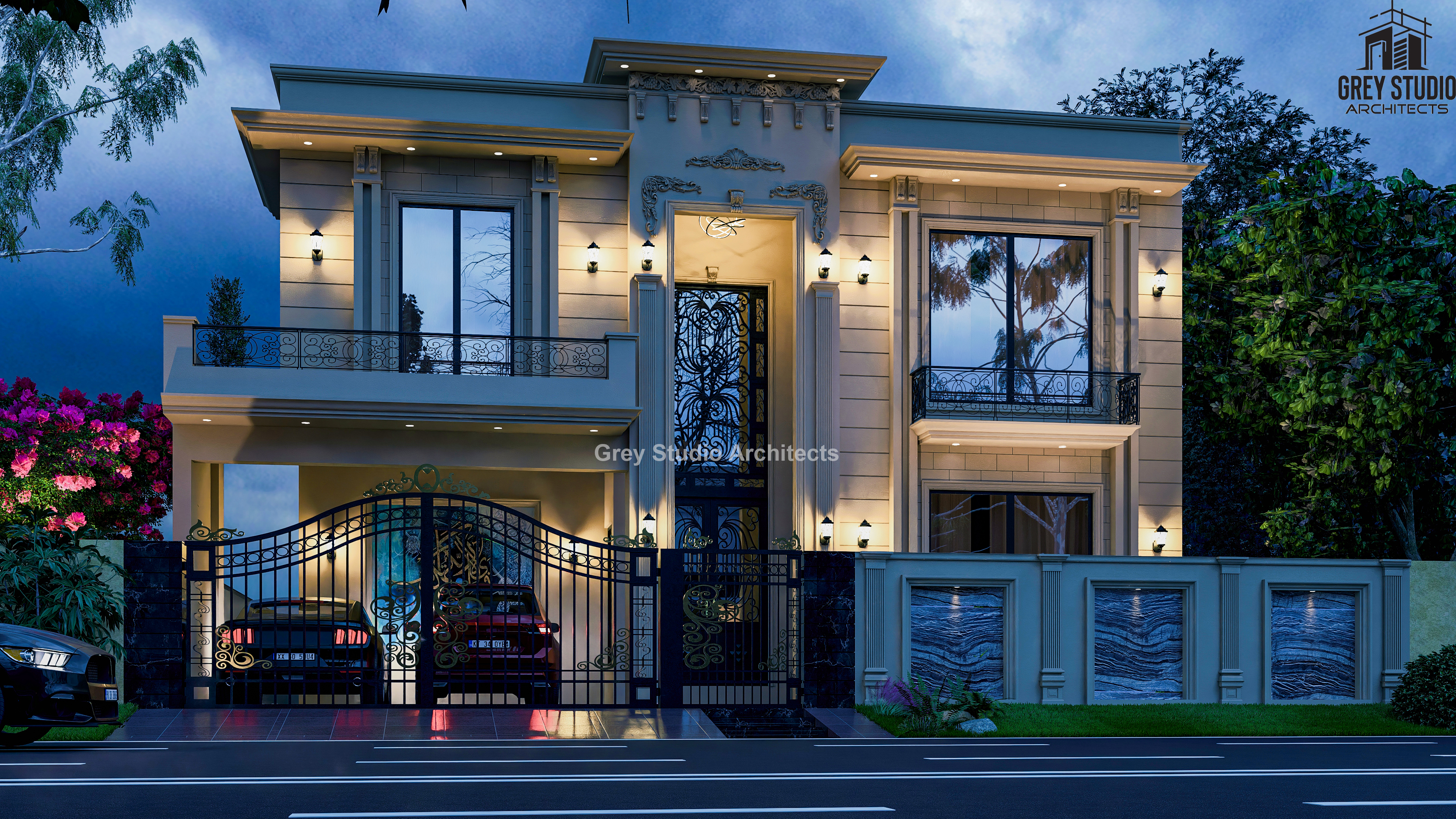 13-KB: Contemporary Luxury Residential Façade-7