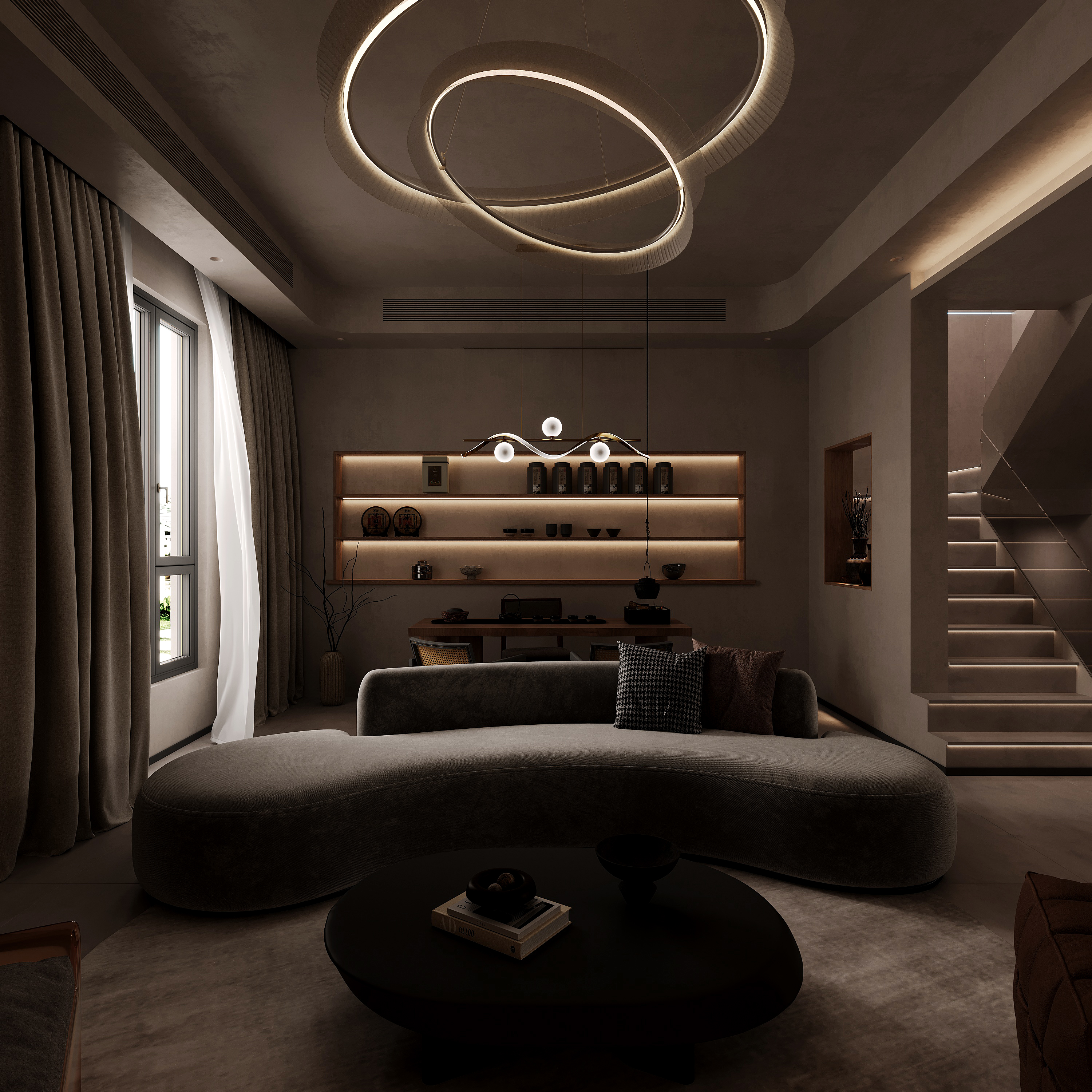 旭辉江来底层复式中古风-4