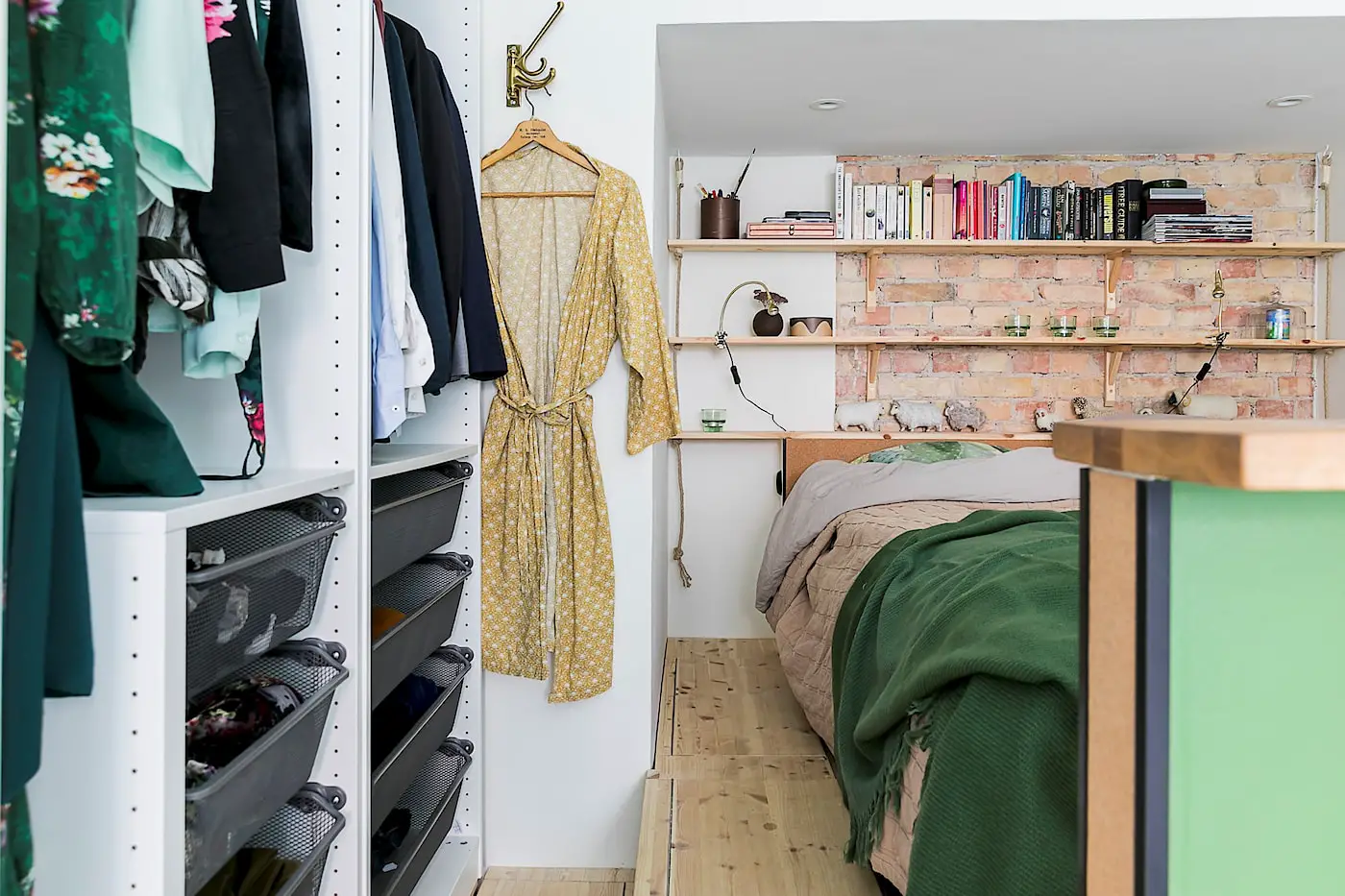 34 平米瑞典灵感小屋 | 色彩布局巧分区-6