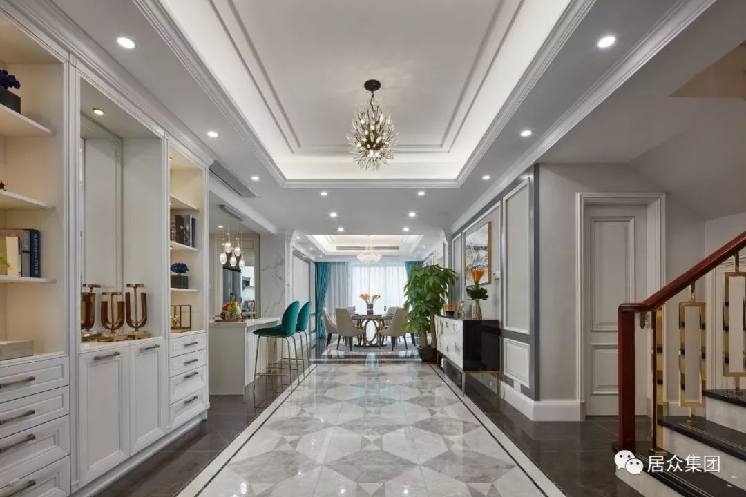 370㎡新古典简欧风 | 张婷：做有生命力的空间设计！-25