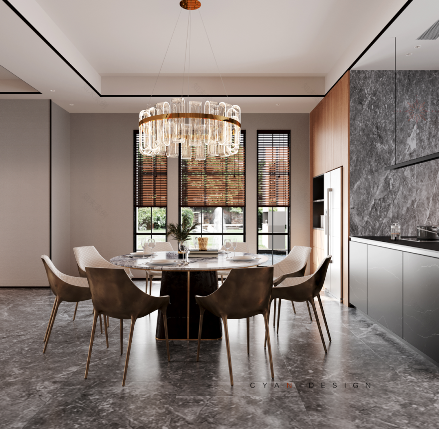 牧马山蔚蓝卡地亚丨中国成都丨上海胤尊原创空间设计-36