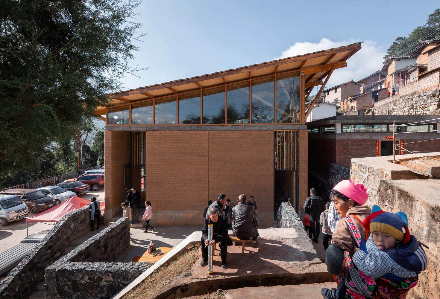 大黑新村社区大厅丨中国昆明丨One University One Village-27