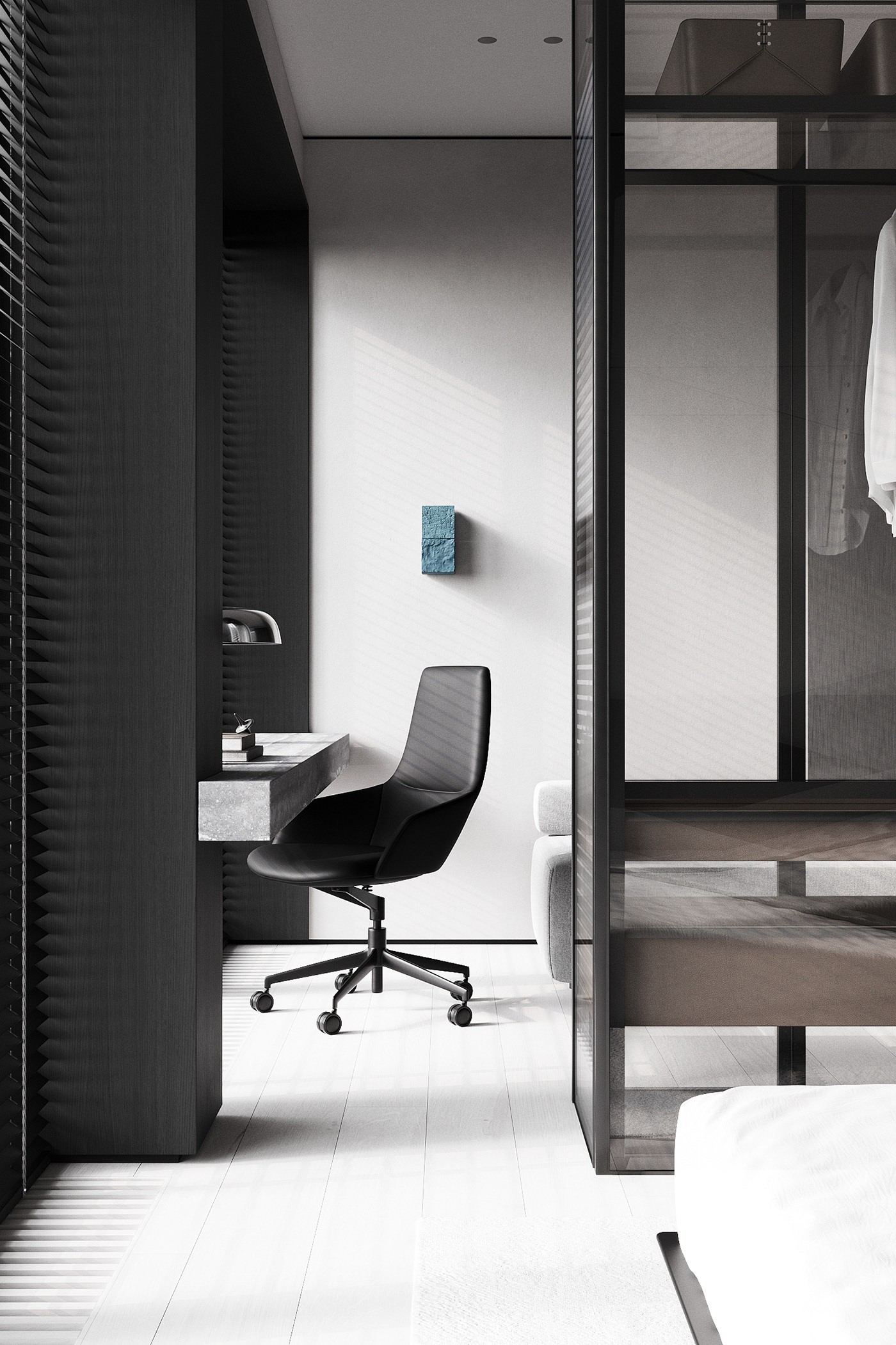 黑灰调子，极致简约空间！-28