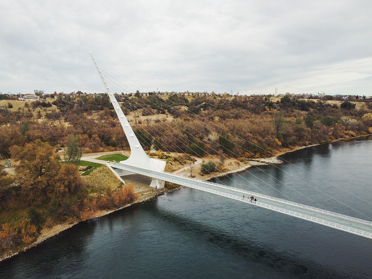 加州 Sundial Bridge丨美国加利福尼亚丨Santiago Calatrava-9