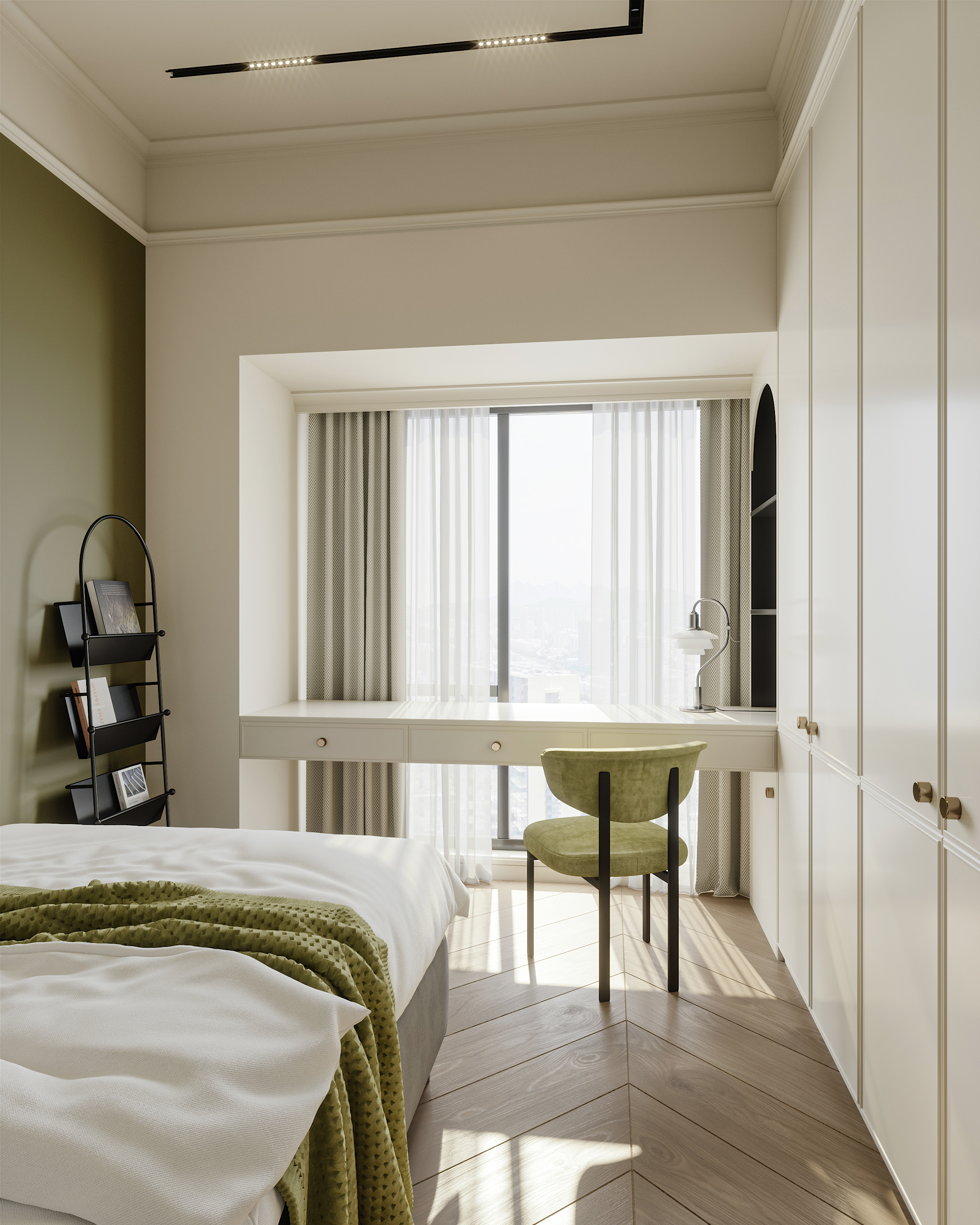 宏发前城现代法式奶油风住宅丨壹梵设计-16