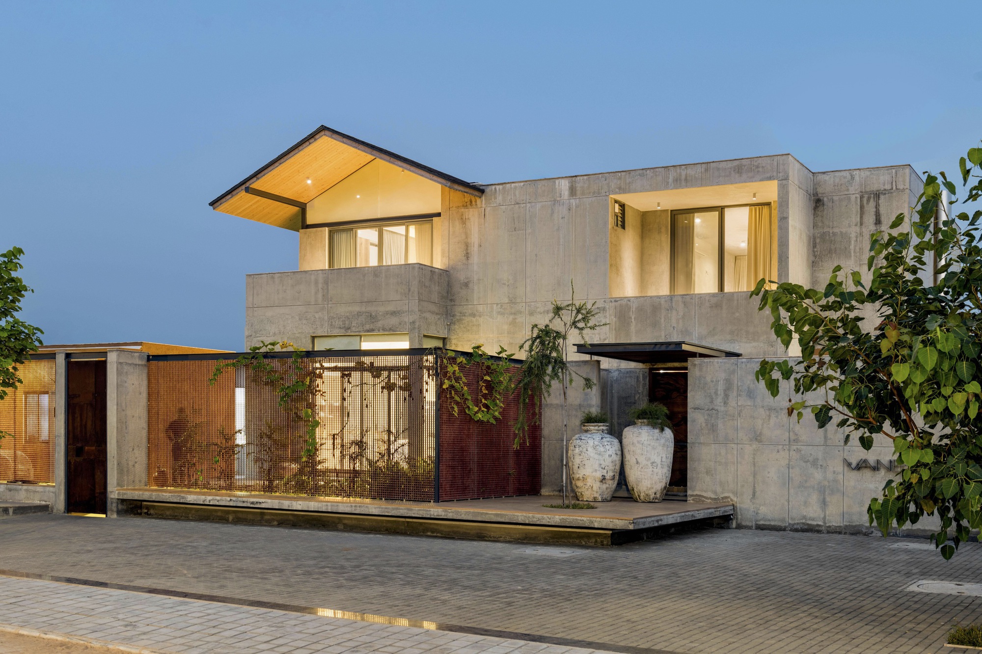 瓦妮莎周末别墅丨印度丨The Grid Architects-32