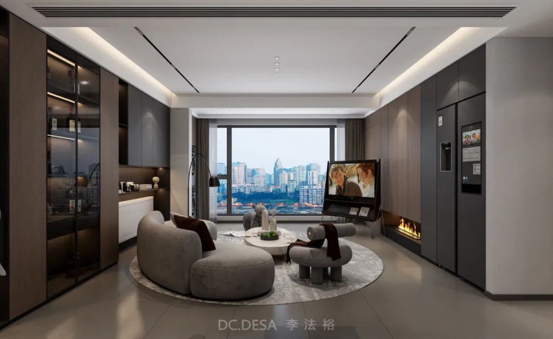 望江樾,127m²意式极简设计丨大成致美装饰旗舰店-16