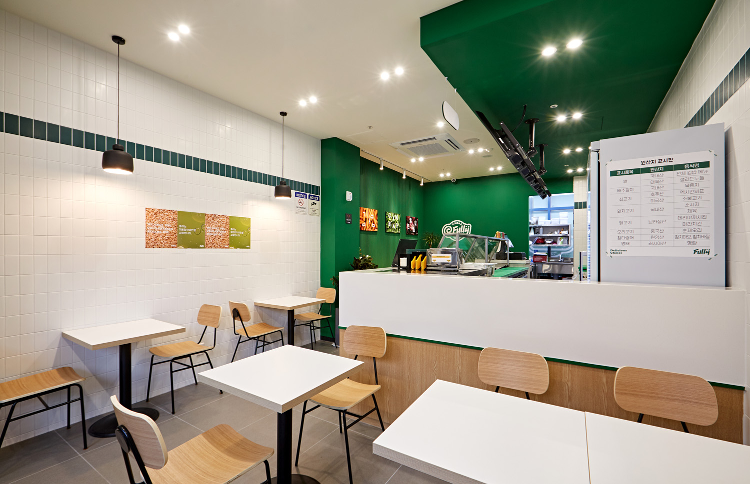 绿意盎然的韩国餐厅 | 自然的味道与现代设计-8