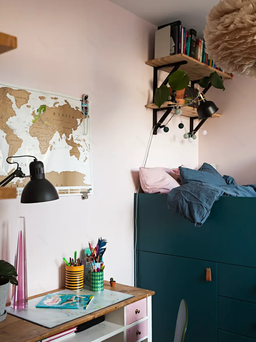 旧校舍的个性斯堪的纳维亚风格改造-17