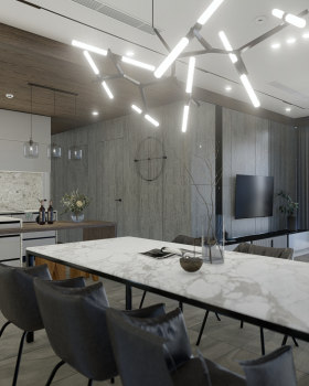Living & Kitchen Room
