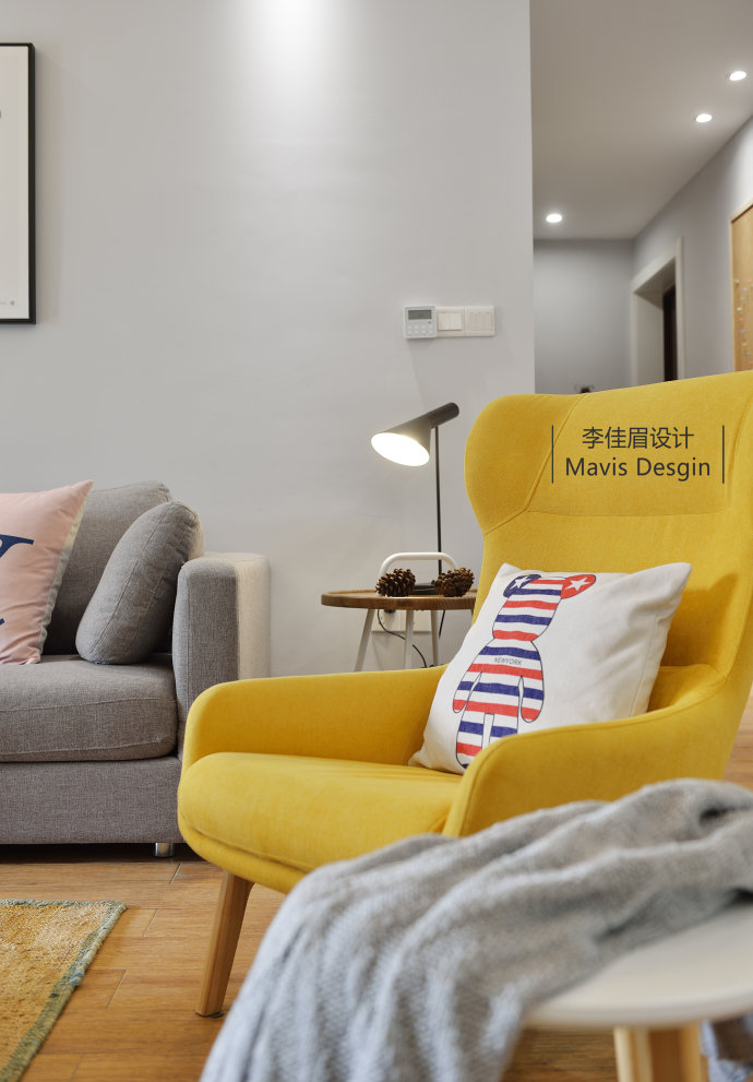 李佳眉设计 | 南昌 140㎡北欧风格住宅，温馨有爱生活空间-21