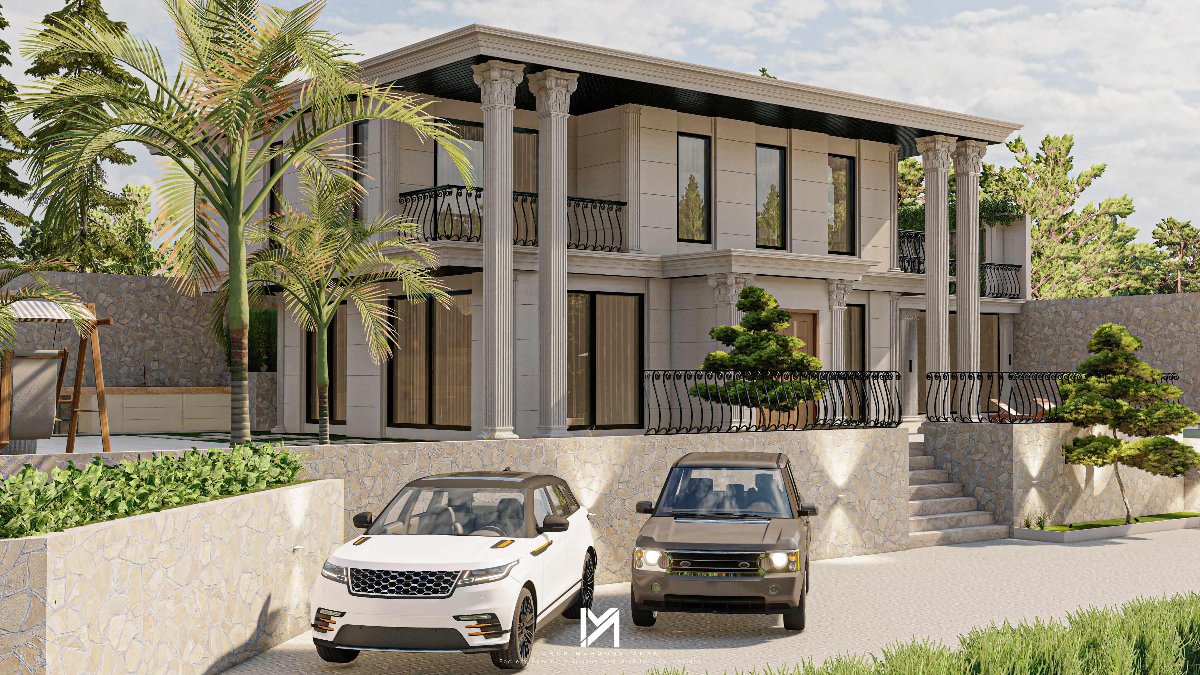 MODERN VILLA DESIGN WITH LANDSCAPE - IRAQ-4