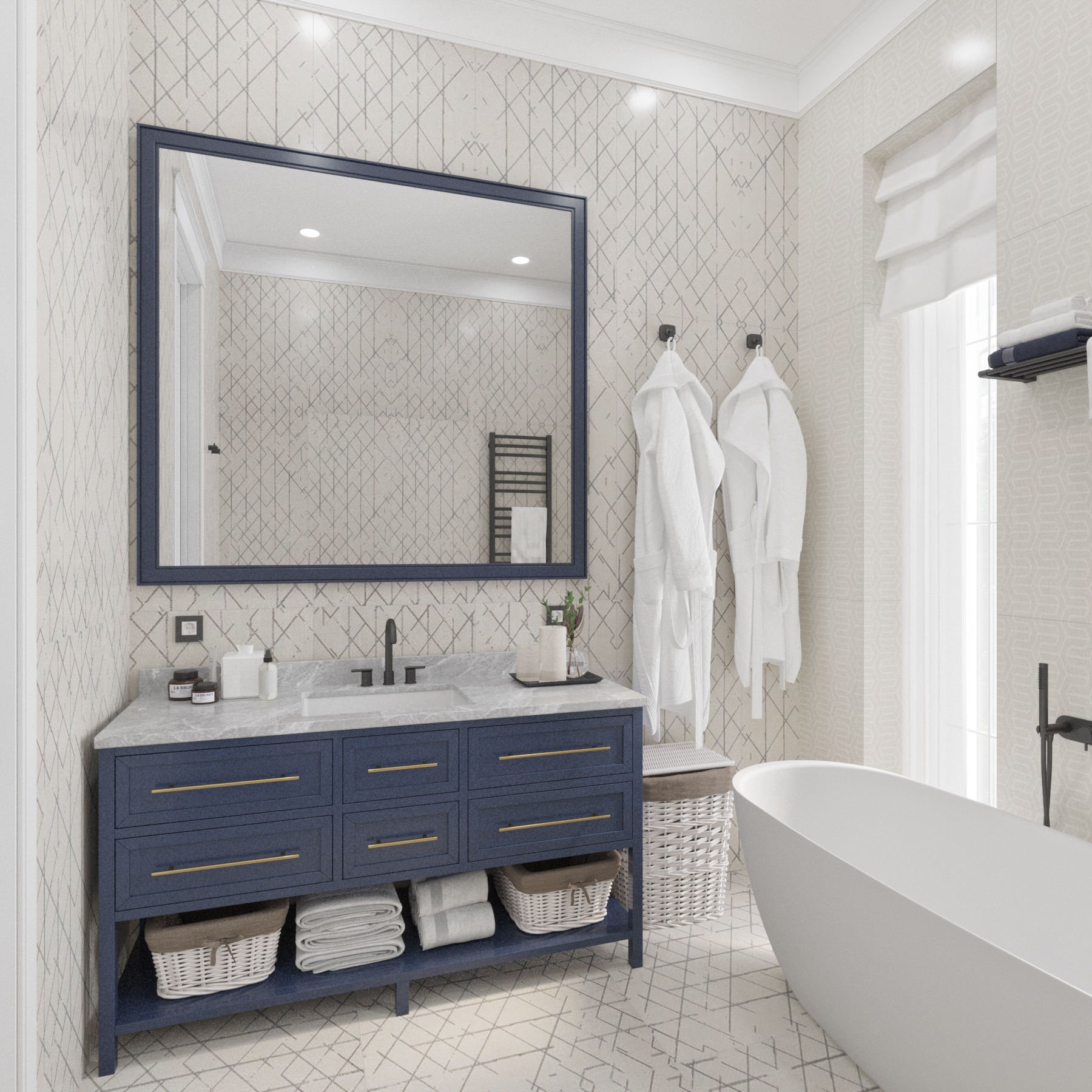 Design project of a bathroom in a private house-6