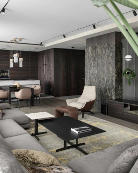 Tetris Hall小区的杏仁公寓丨乌克兰基辅丨V.Concept工作室