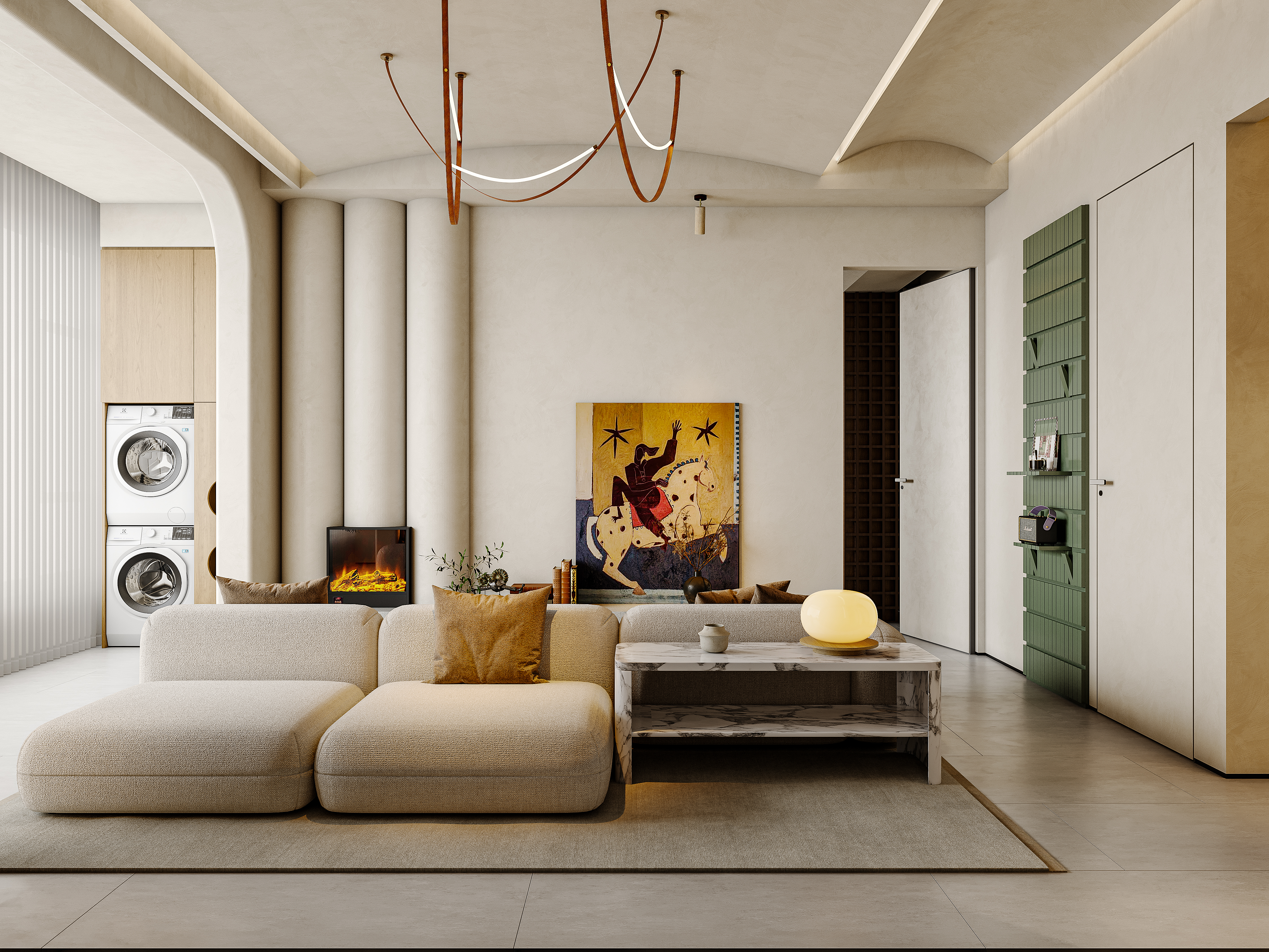 山西·锦茂府中古侘寂风装修设计丨中国山西丨杨磊-7