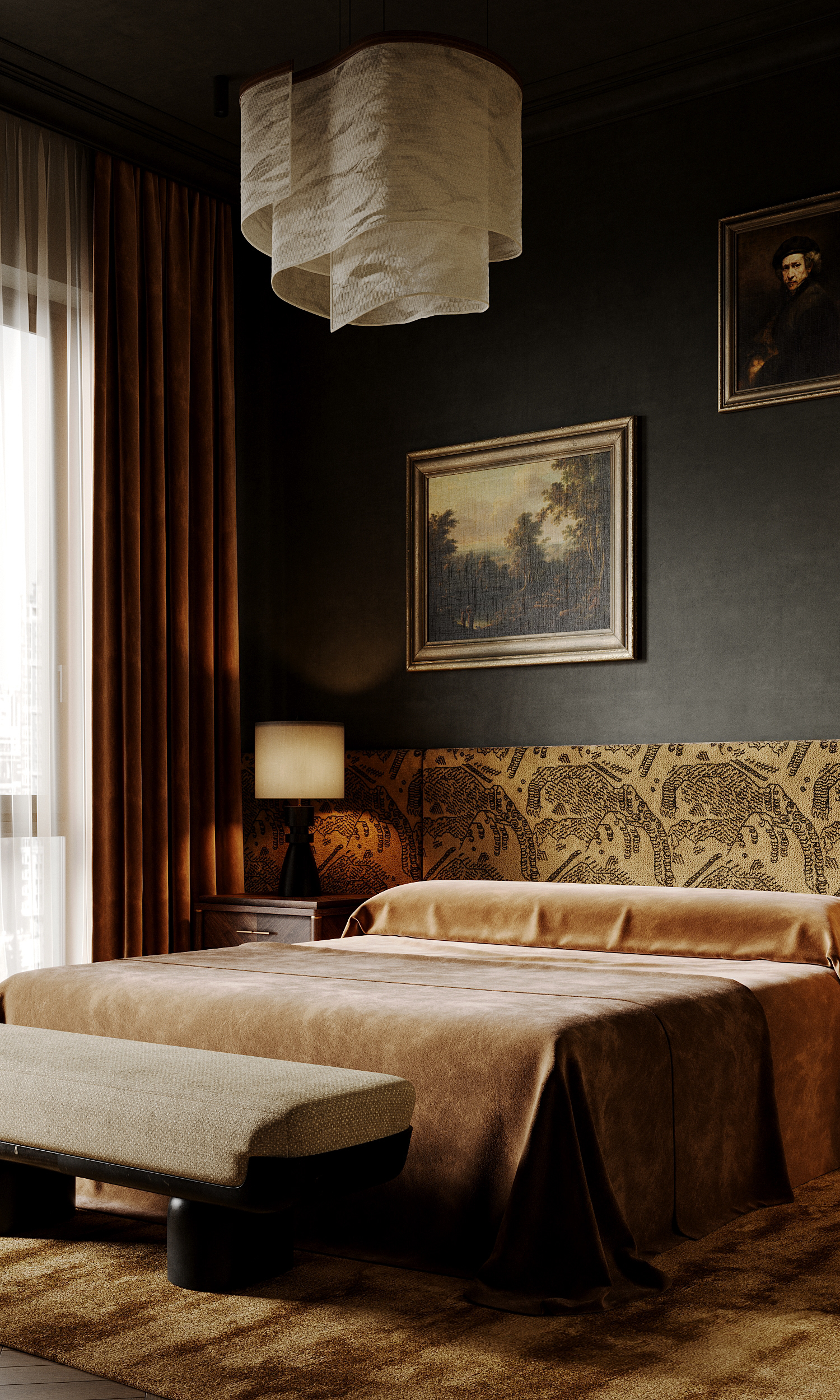 卧室设计概念丨viktoria tikhonova-5