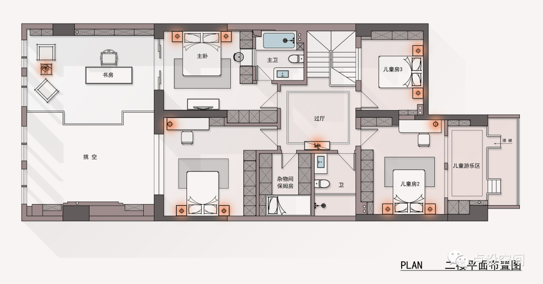 空中别墅丨卢迅设计-19