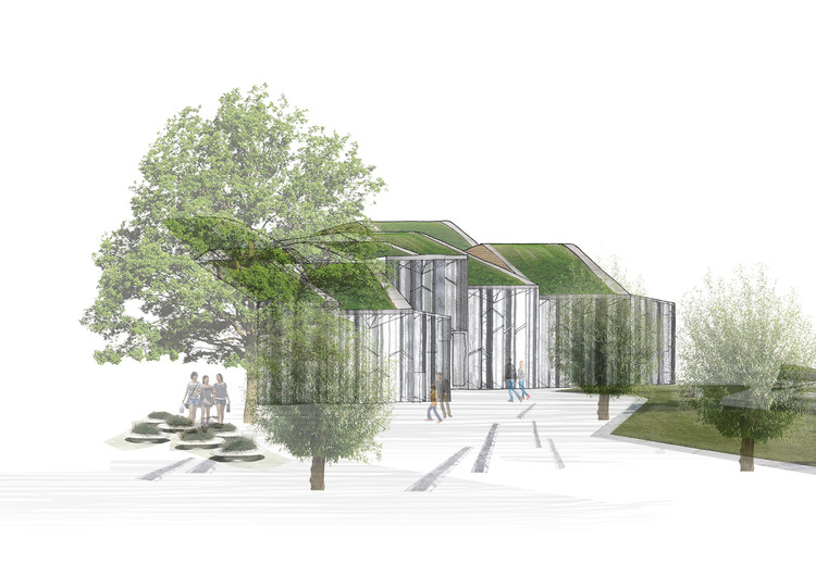 EMBT Wins Competition for Undulating Biodiversity Center on German-30