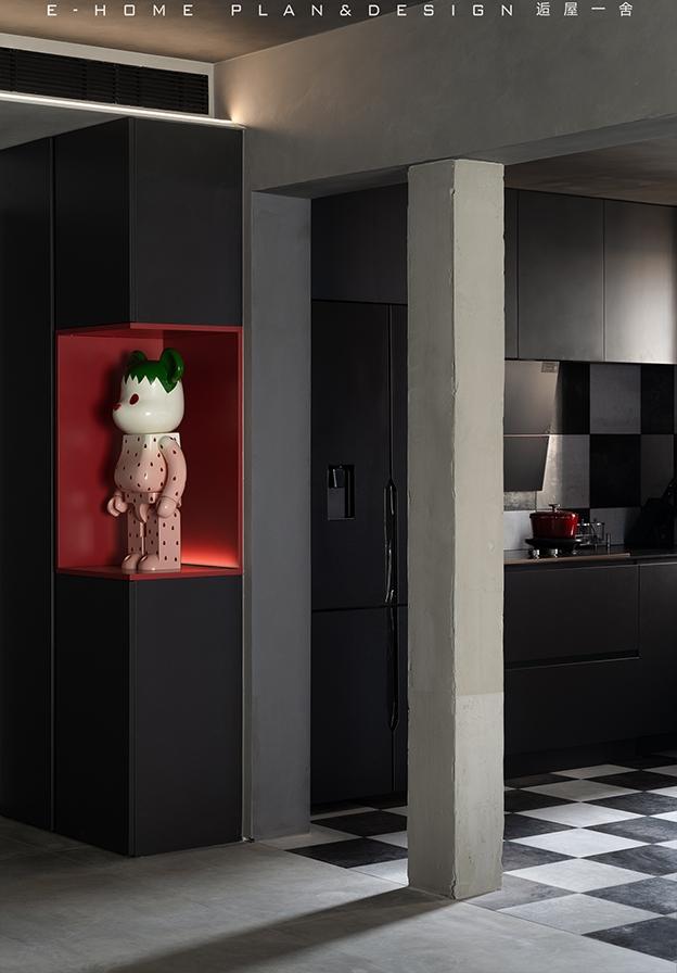 泡泡玛特手办屋主个性生活住宅设计丨逅屋一舍-11