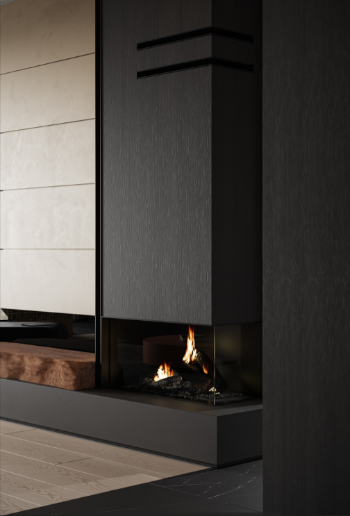 116㎡黑色极简风-4