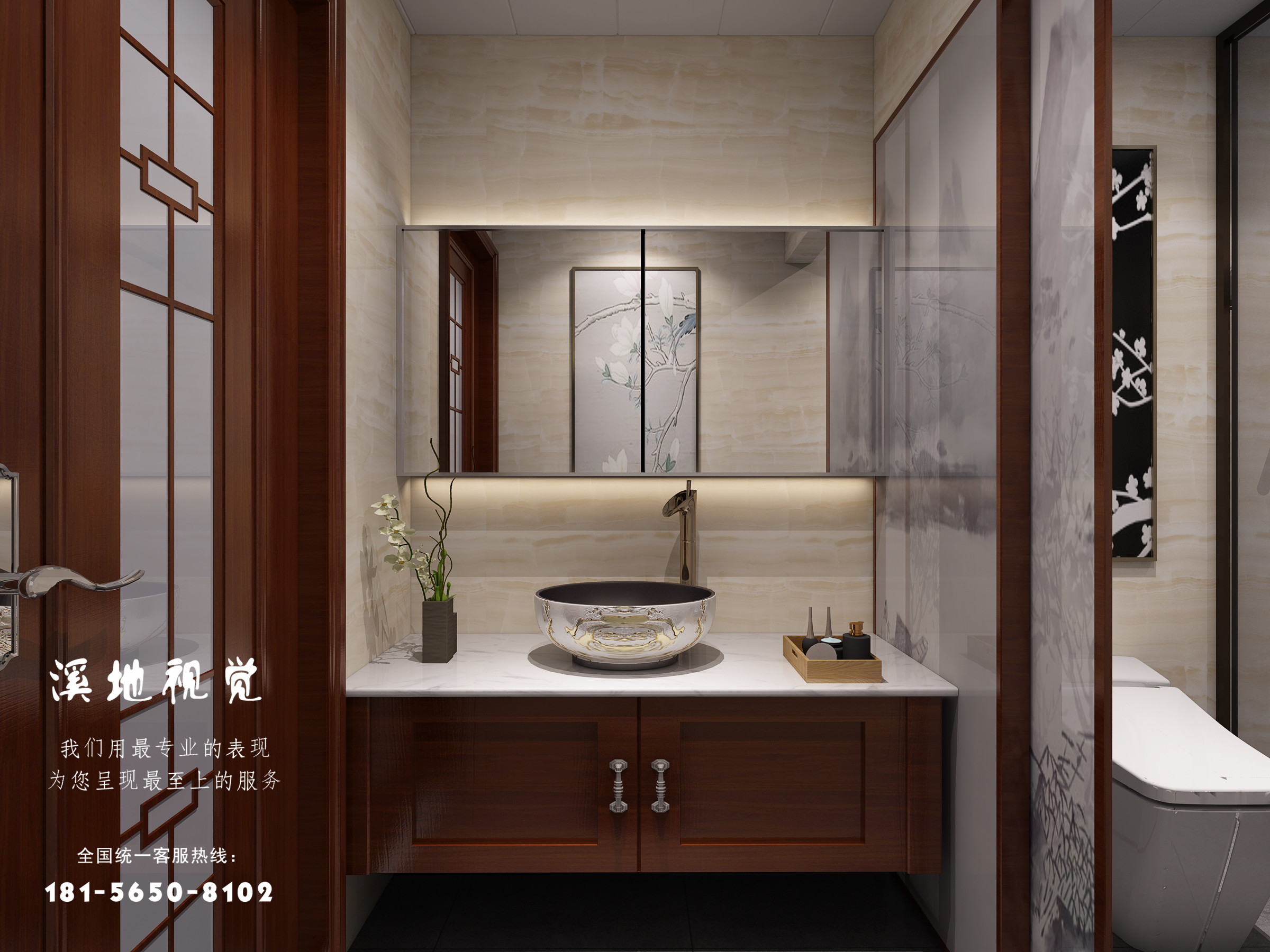 新中式样板间设计 | 溪地设计张冰-11