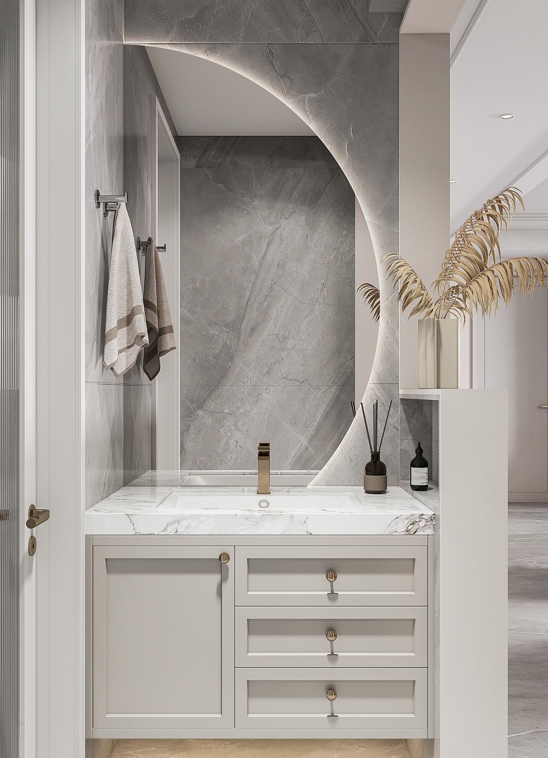 伊丽莎白轻美式浪漫家居设计-17