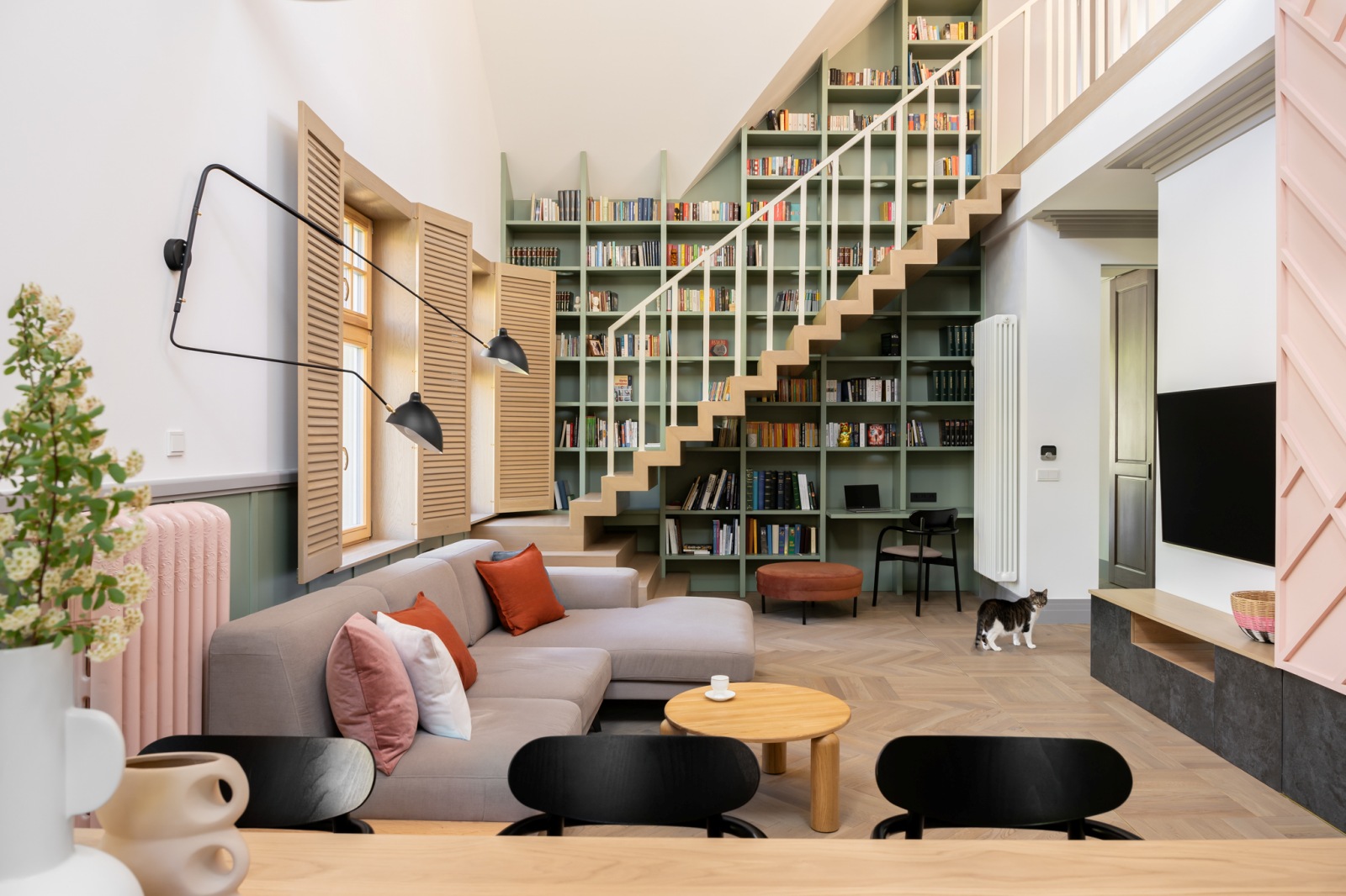 索波特某公寓二层住宅翻新项目丨波兰索波特-0