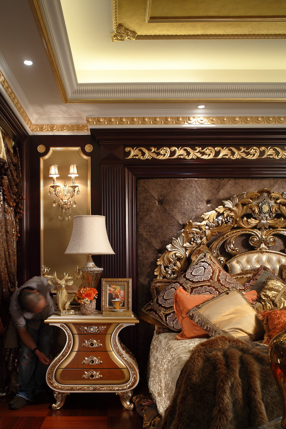 泉州浦西万达公馆 豪华欧式样板房-57